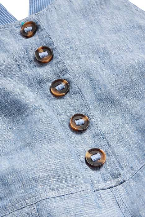 VIOLA LINEN DUNGAREE CHAMBRAY BLUE 3