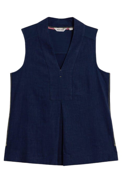 CELIA JERSEY MIX SHIRT FRENCH NAVY 2