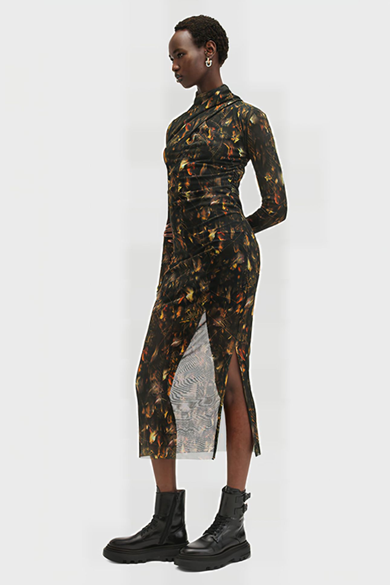 TIA MESH DRESS KATERI HAZEL BROWN 1