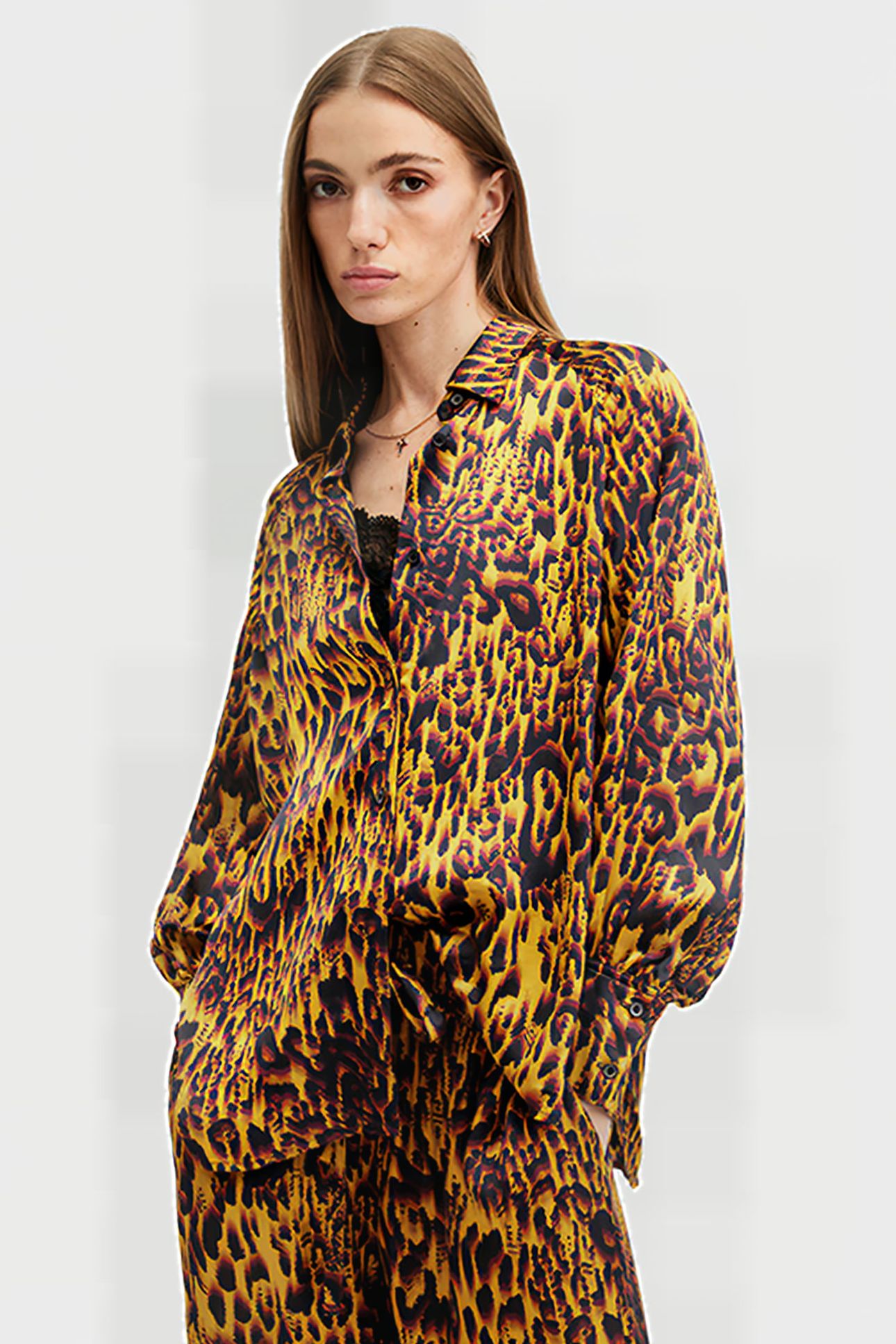 OANA SHIRT TERESA DEEP YELLOW 1