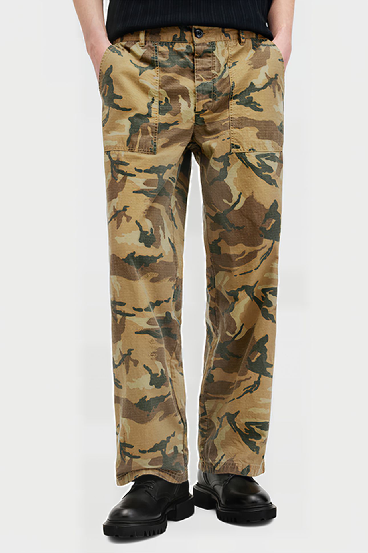 GASPAR TROUSER CAMO BROWN 1