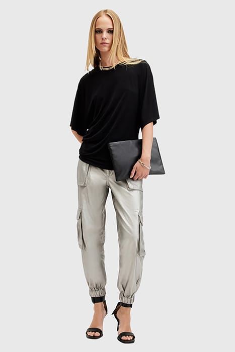 FREDA COATED TROUSER SAGE GREEN 6