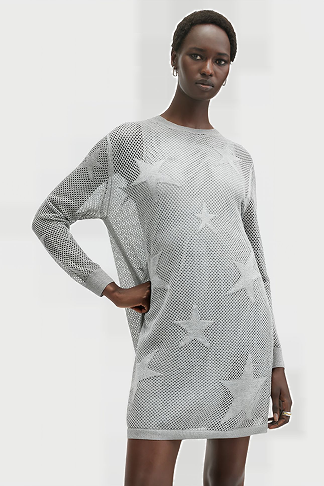 SERAPH DRESS SILVER BIRCH GREY 1