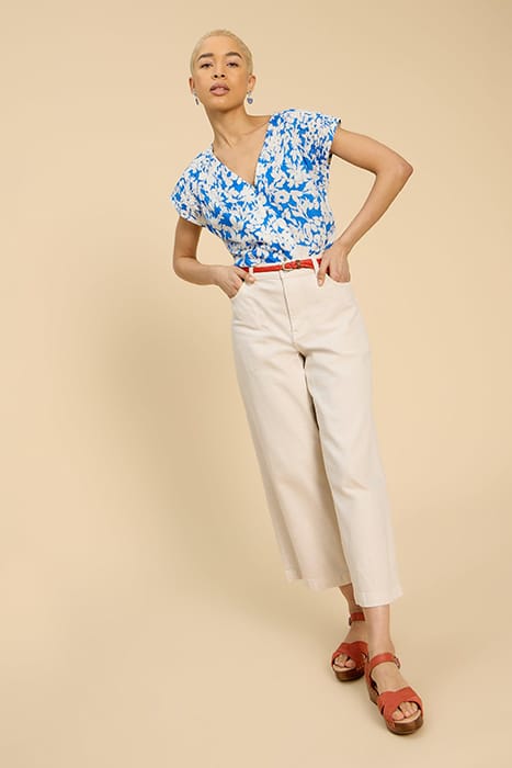 RAE COTTON VEST BLUE 2