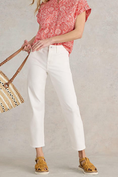 BLAKE STRAIGHT CROP JEAN NATURAL WHITE 1