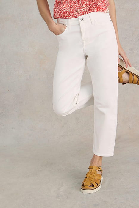 BLAKE STRAIGHT CROP JEAN NATURAL WHITE 4