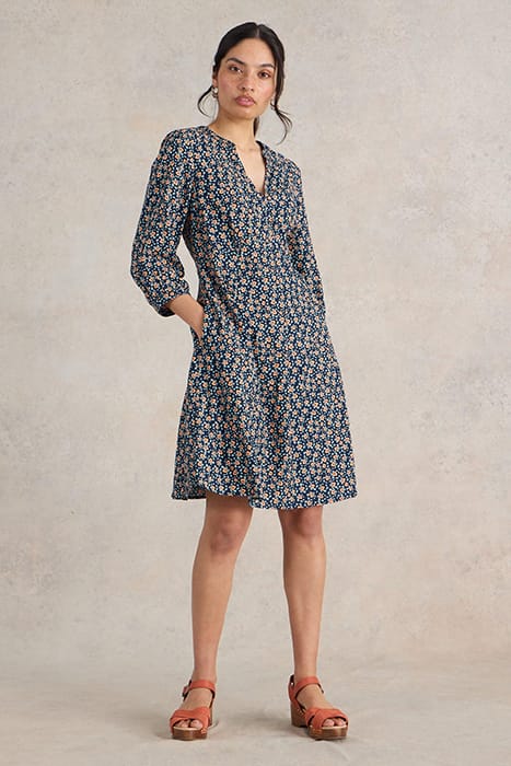 FRANCES DRE NAVY PRINTED 1