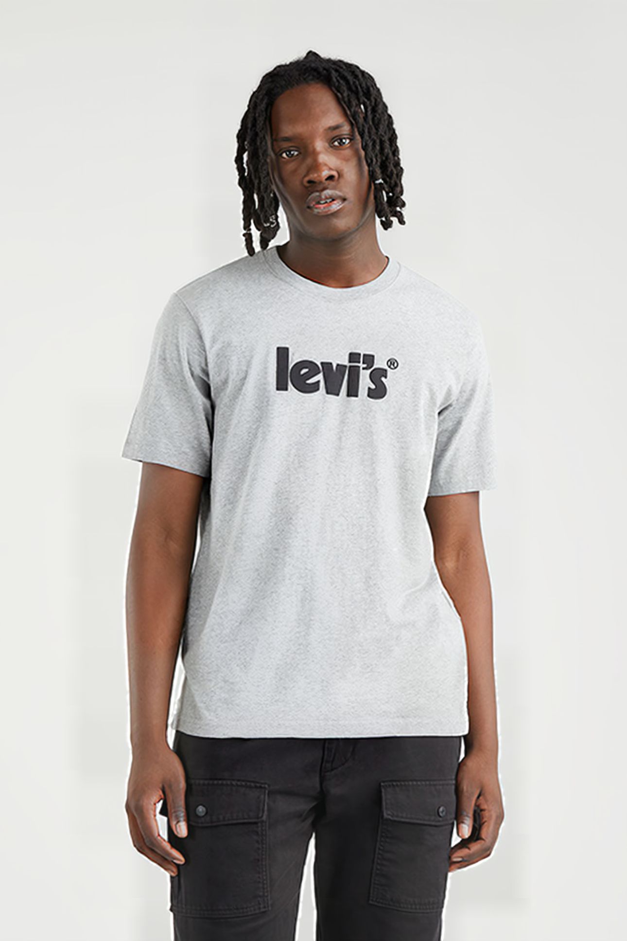 SS PRINTED T-SHIRT GREY 1