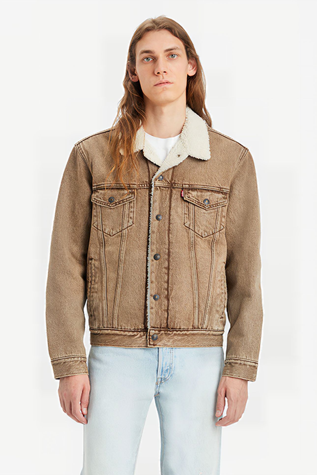TYPE DENIM JACKET BROWN 1