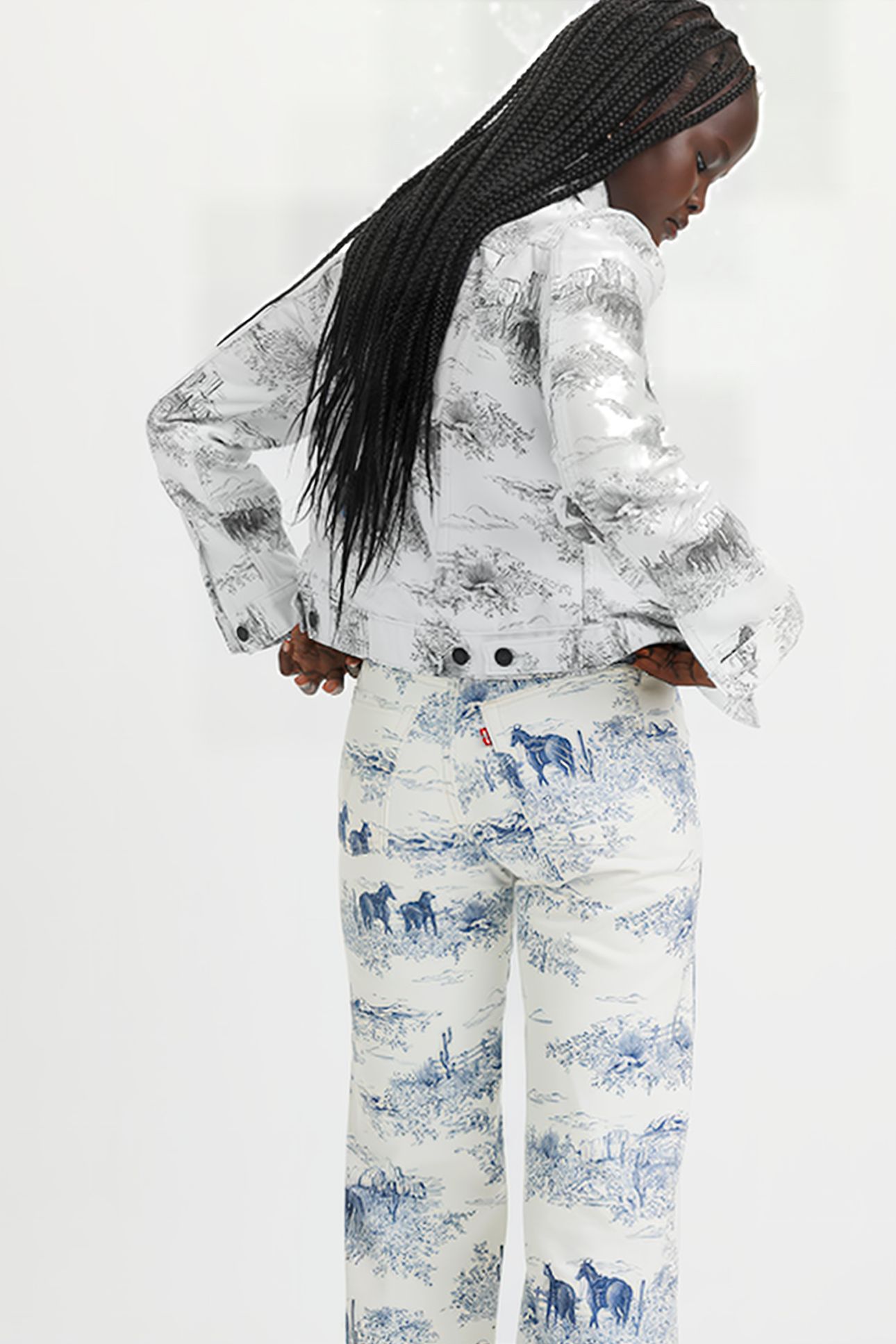 RIBCAGE STRAIGHT JEANS PANT WHITE 6