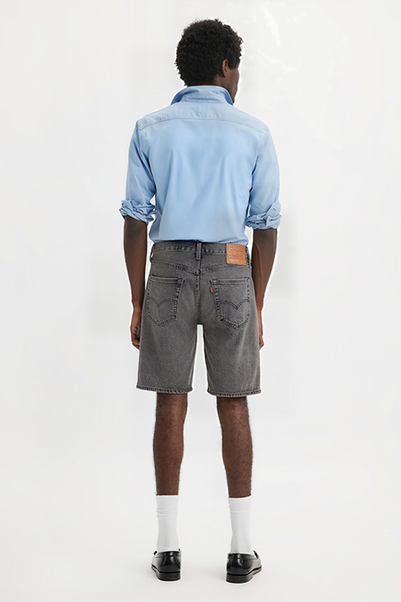 501 DENIM SHORT GREY 2