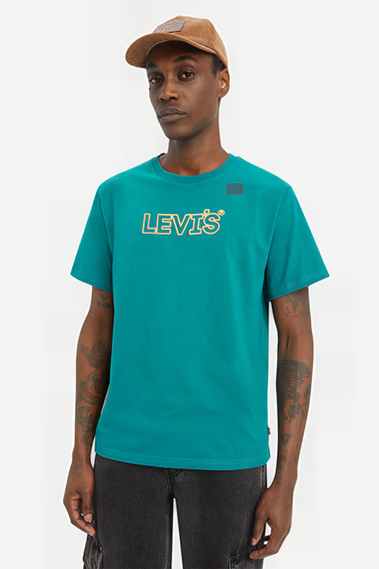 SS PRINTED T-SHIRT BLUE 4
