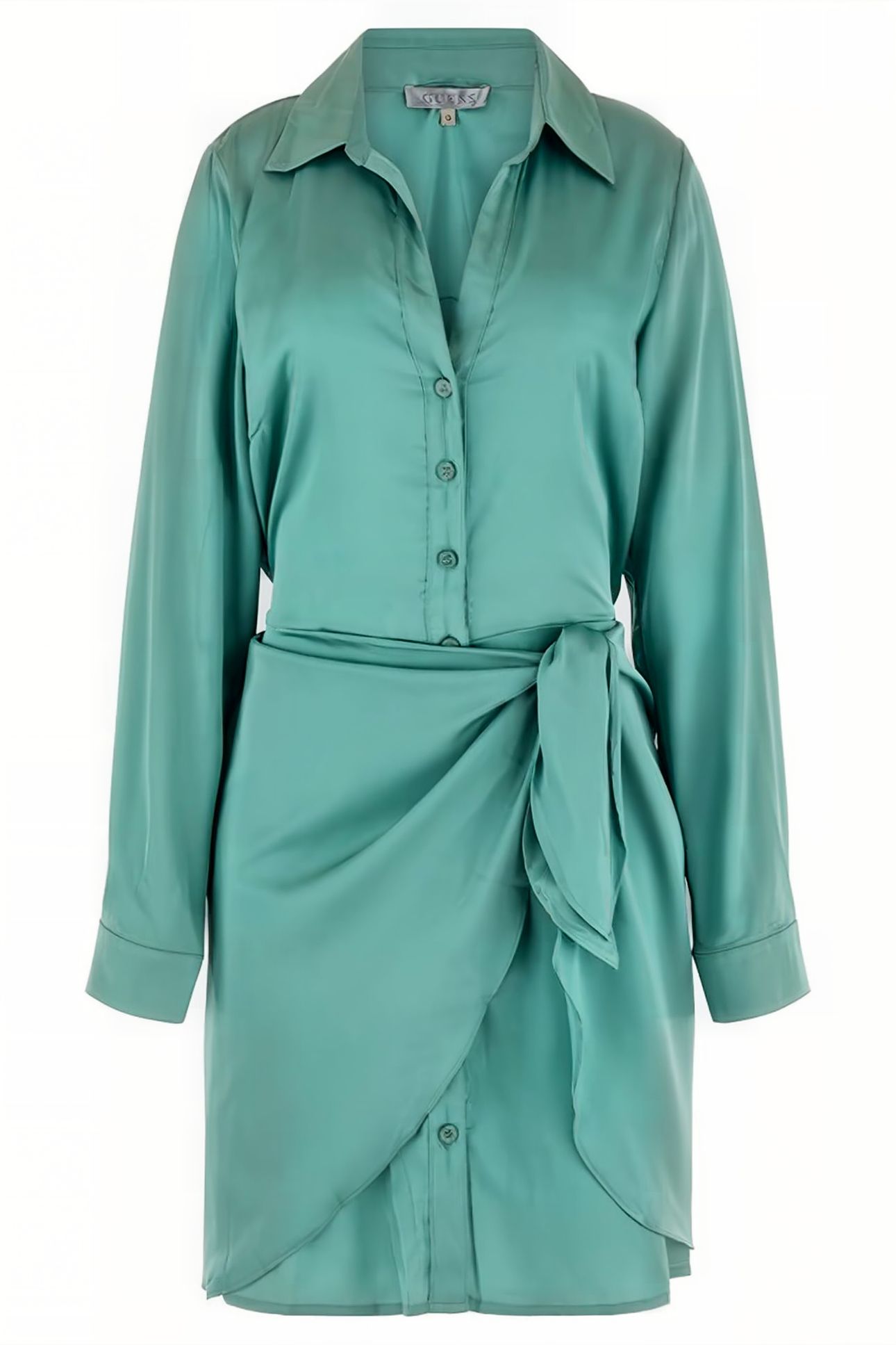 GUESS ECO ES LS ALYA DRESS VITAL GREEN 3