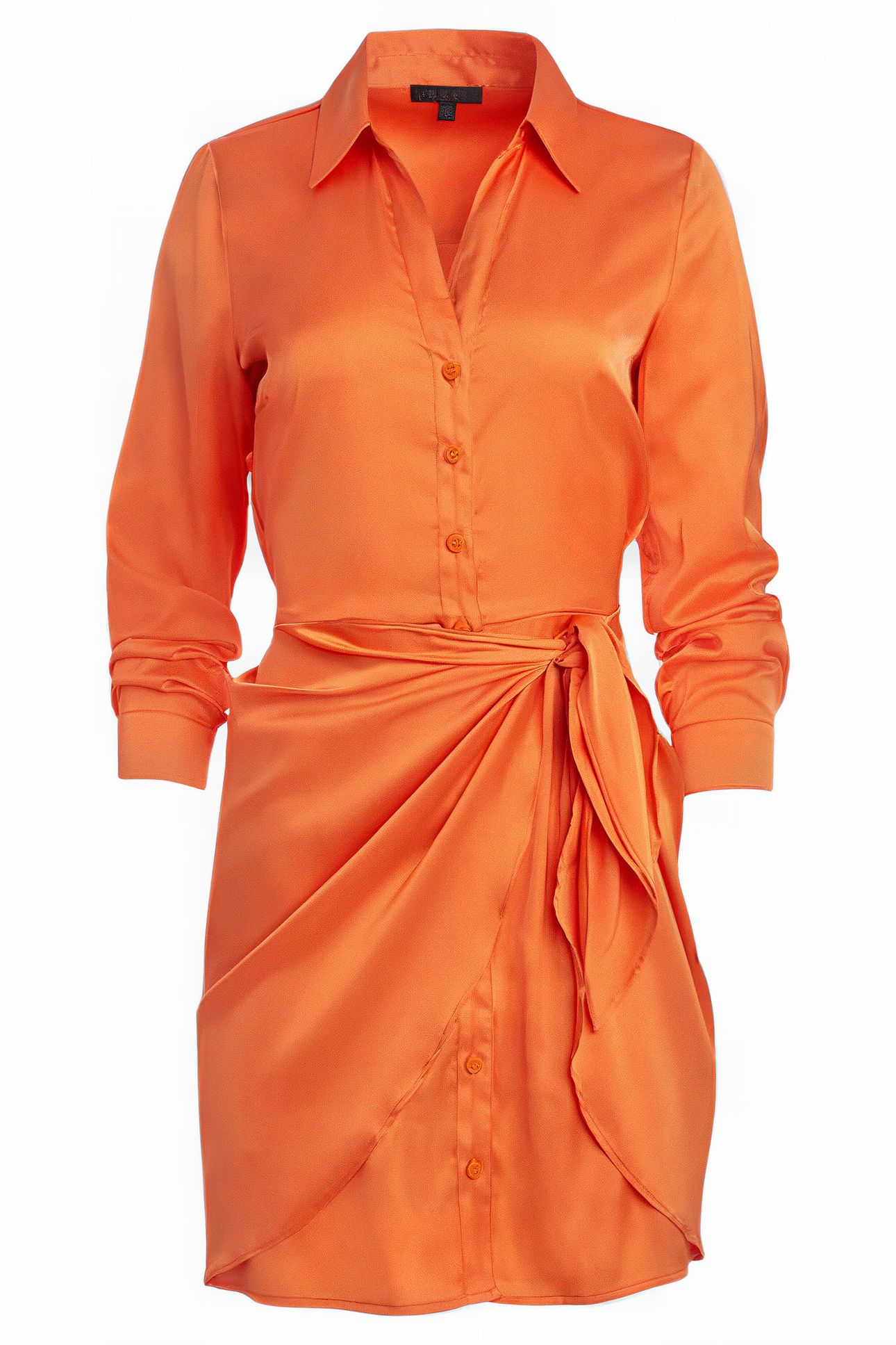 GUESS ECO ES LS ALYA DRESS ORANGE SLUSHIE 4