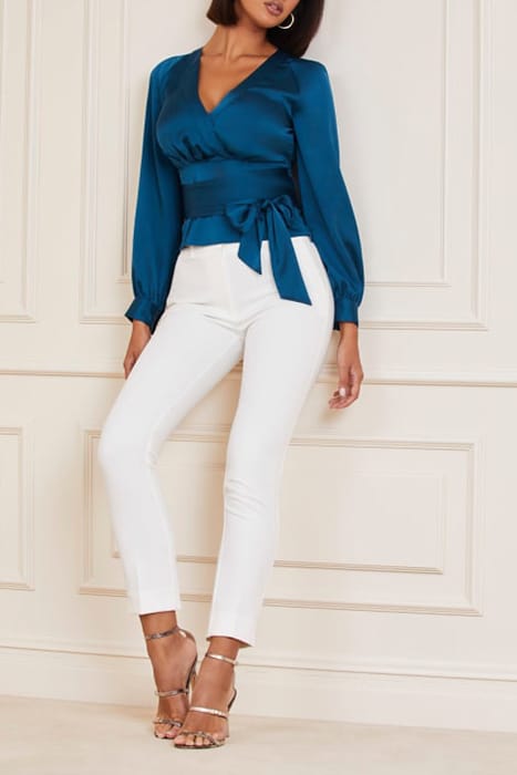 MARCIANO BY GUESS SHELLY PANT NEW PALE STRAIGHT PEARL 6