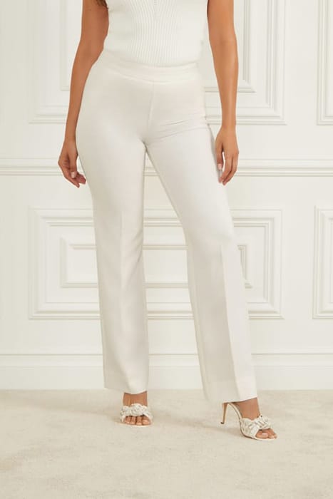 MARCIANO BY GUESS SALLY PANT NEW PALE STRAIGHT PEARL 1