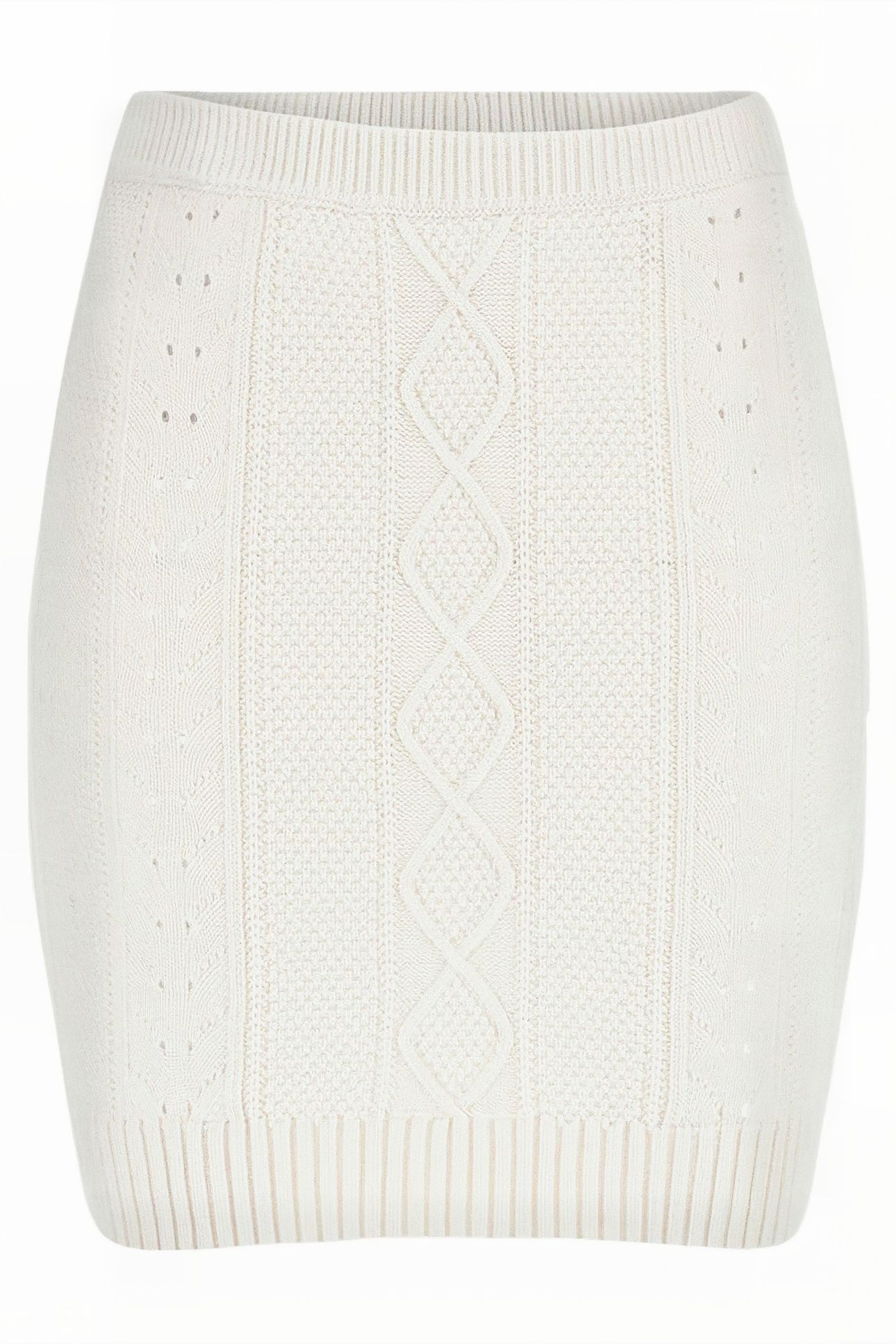 GUESS ECO BRIELLE SKIRT SWTR CREAM WHITE 4
