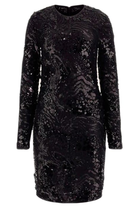 MARCIANO BY GUESS TERA DRESS JET BLACK MULTI 4