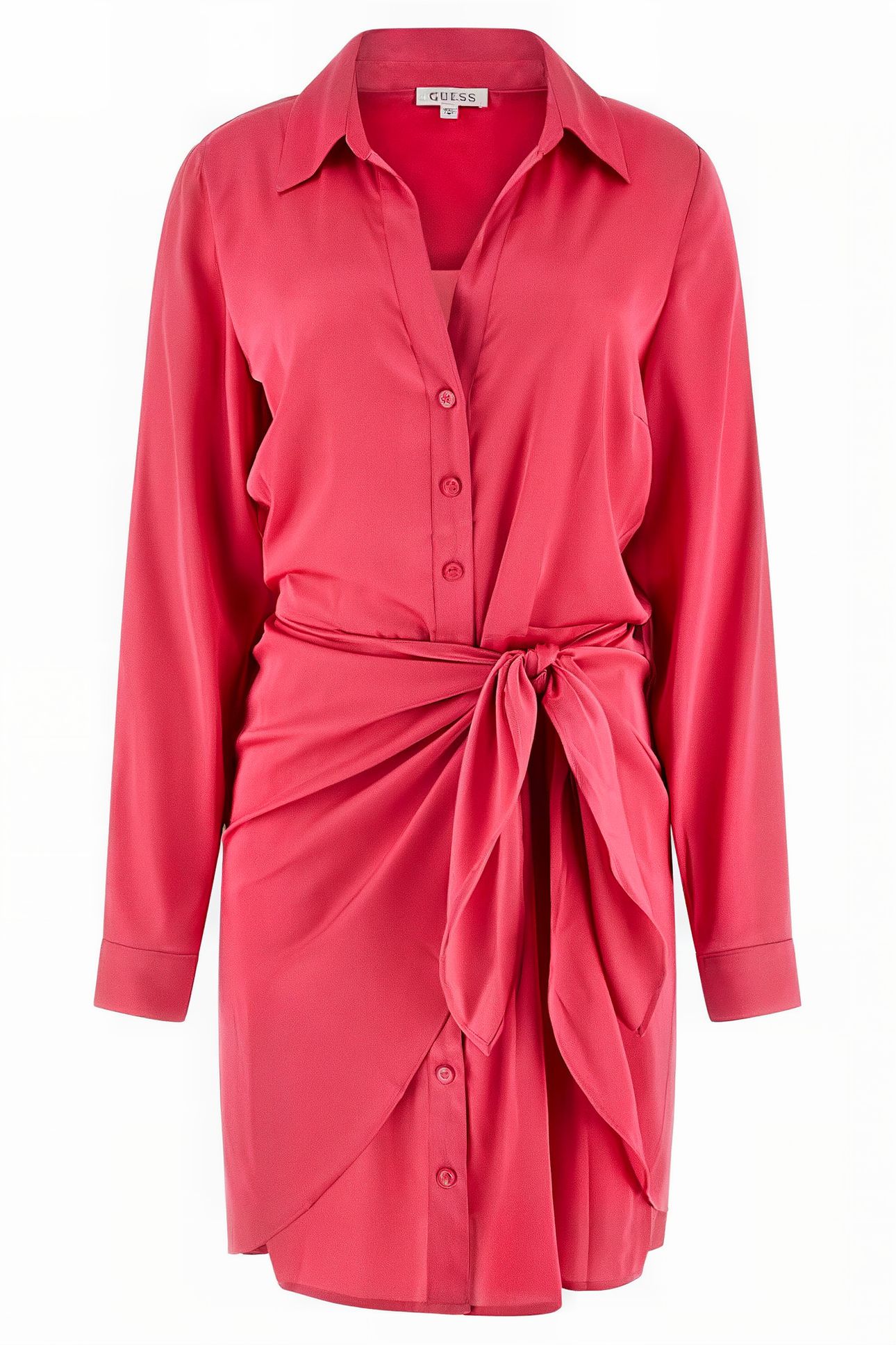GUESS ECO ES LS ALYA DRESS PINK PUNCH 4