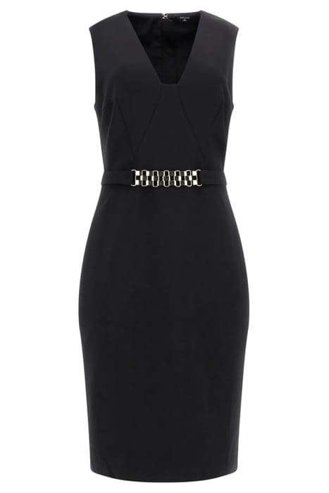 MARCIANO BY GUESS DALLAS DRESS JET BLACK 4