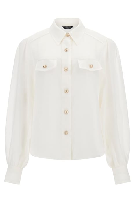 MARCIANO BY GUESS EMILY SHIRT PALE PEARL 4