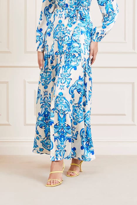 MARCIANO BY GUESS NOMAD MAXI DRESS BLUE NOTE 6