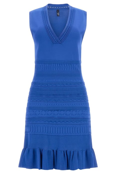MARCIANO BY GUESS SYRIA SL V NECK DRES BLUE MAYA 4