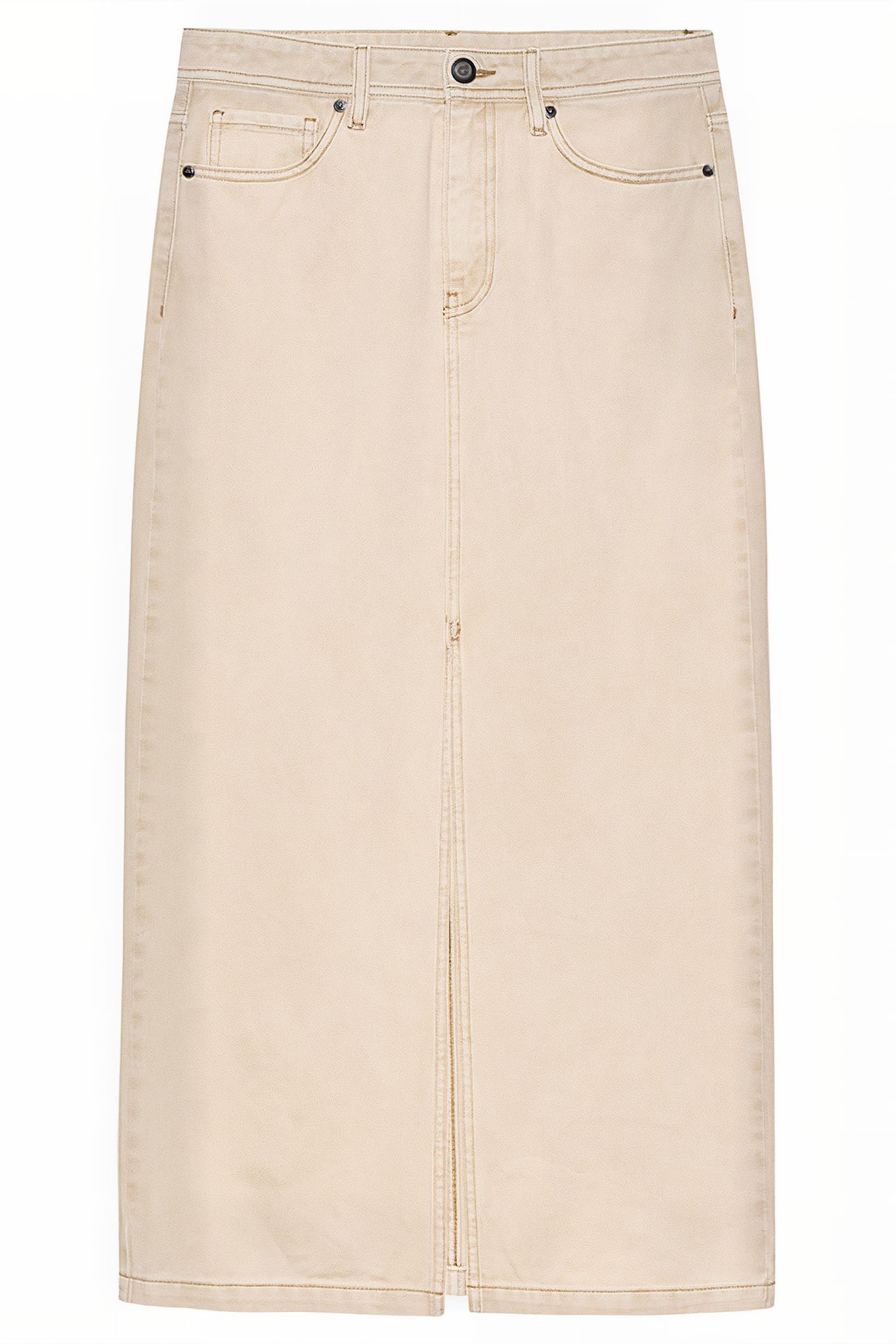 MIDI DENIM SKIRT WASHED MOONLIGHT 4