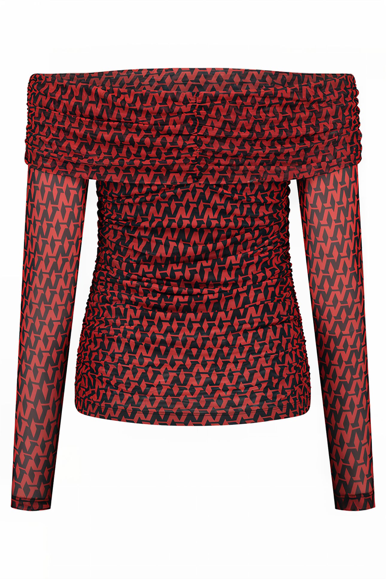 ASIA MESH TOP RACING RED 2