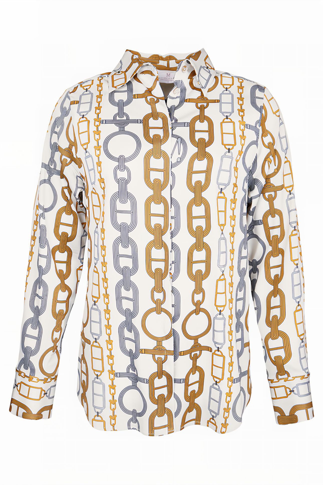 BLOUSE ST. DENIS ECRU CHAINS 3