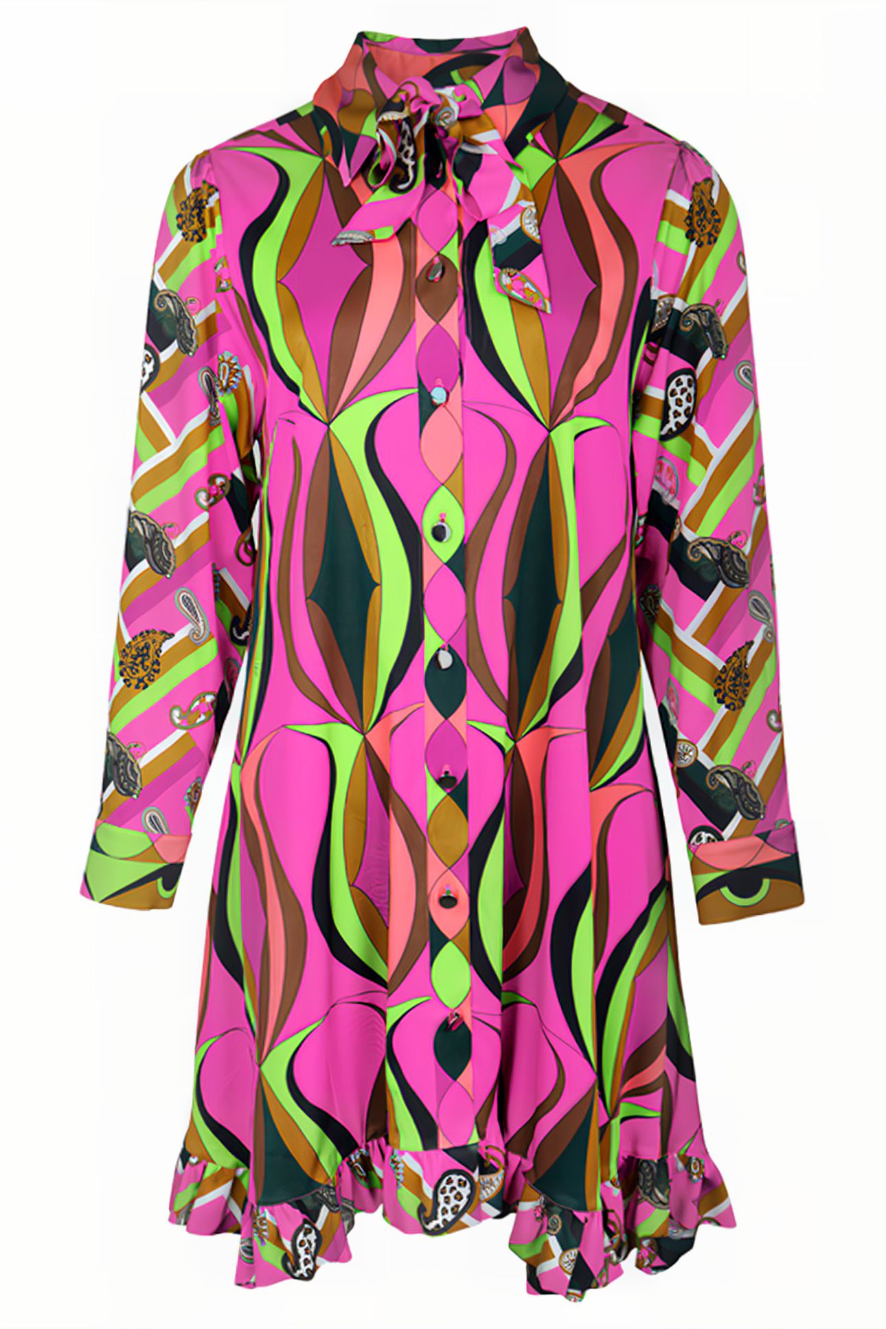 DRESS DUSSELDORF PINK 1