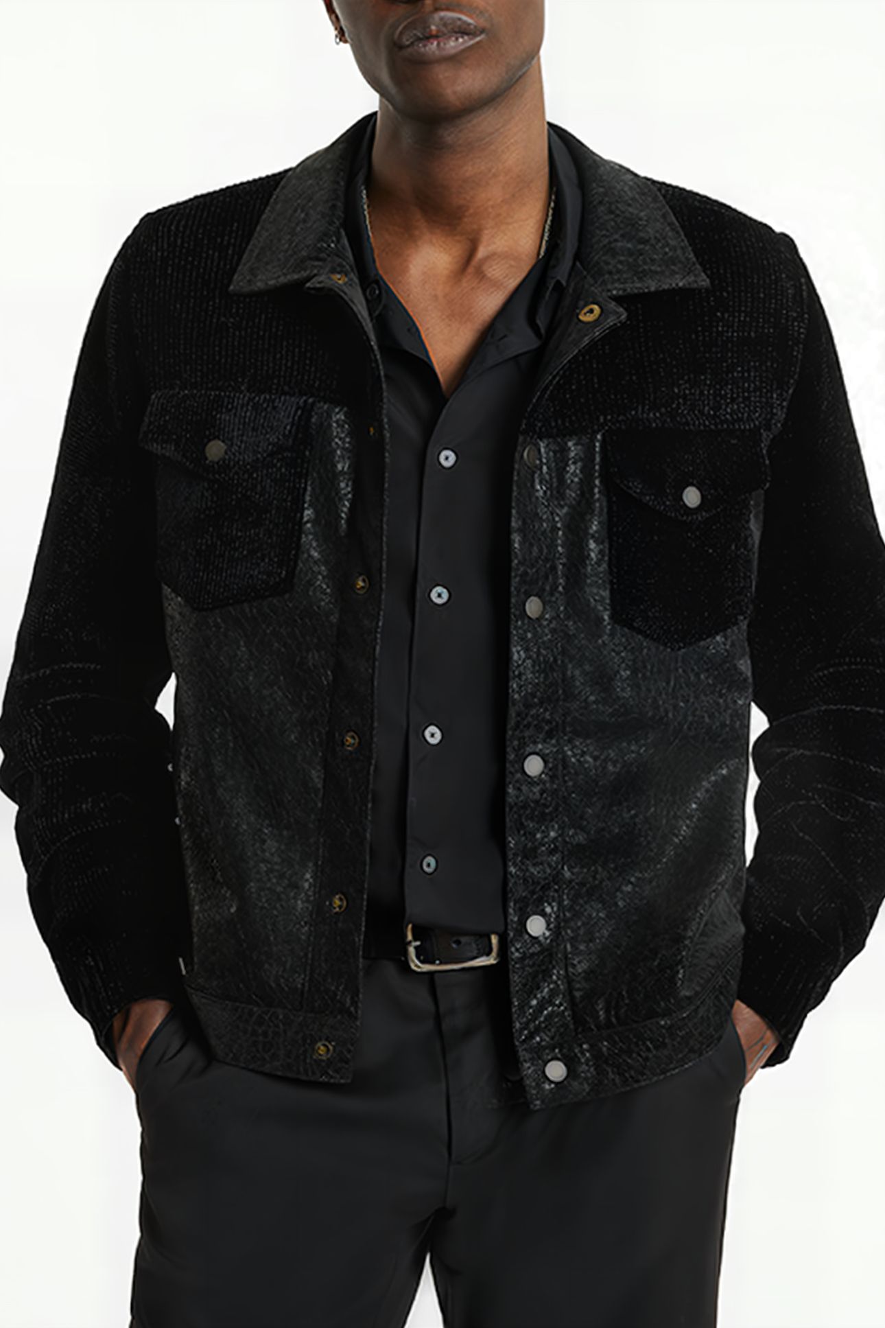 PASSAIC REGULAR FIT FOIL BLACK 1