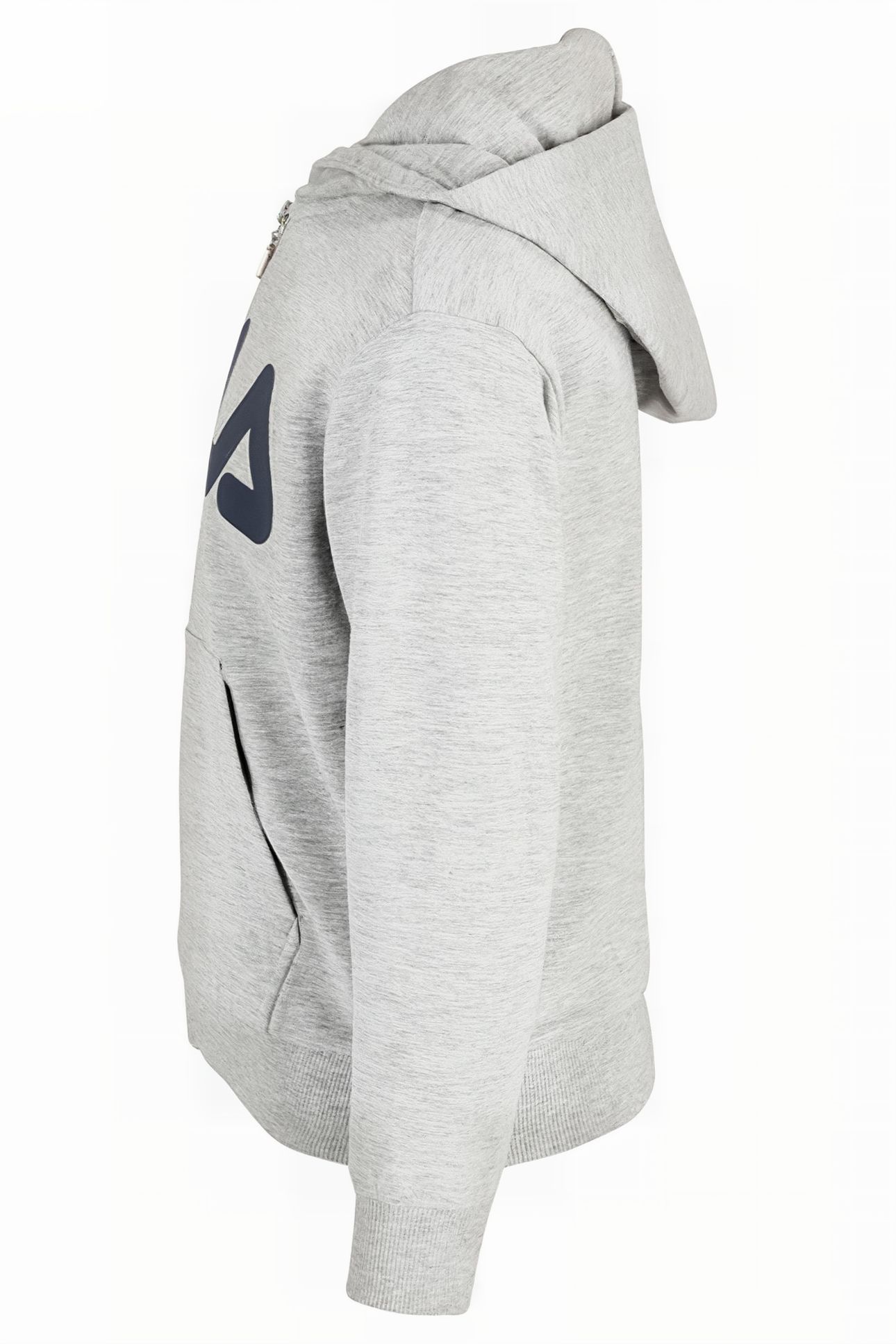 BALGE CLASSIC LOGO ZIP HOODY LIGHT GREY MELANGE 3