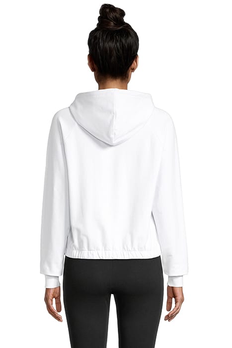 BAALBERGE CROPPED HOODY BRIGHT WHITE 2