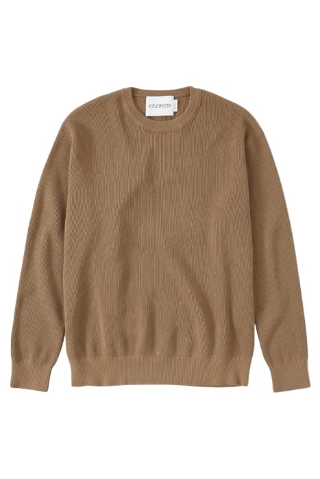 CREWNECK KNITS BROWN SUGAR 4