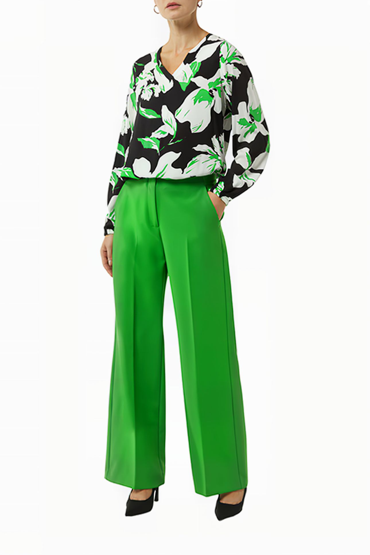 COMMA BLOUSES BLACK 2