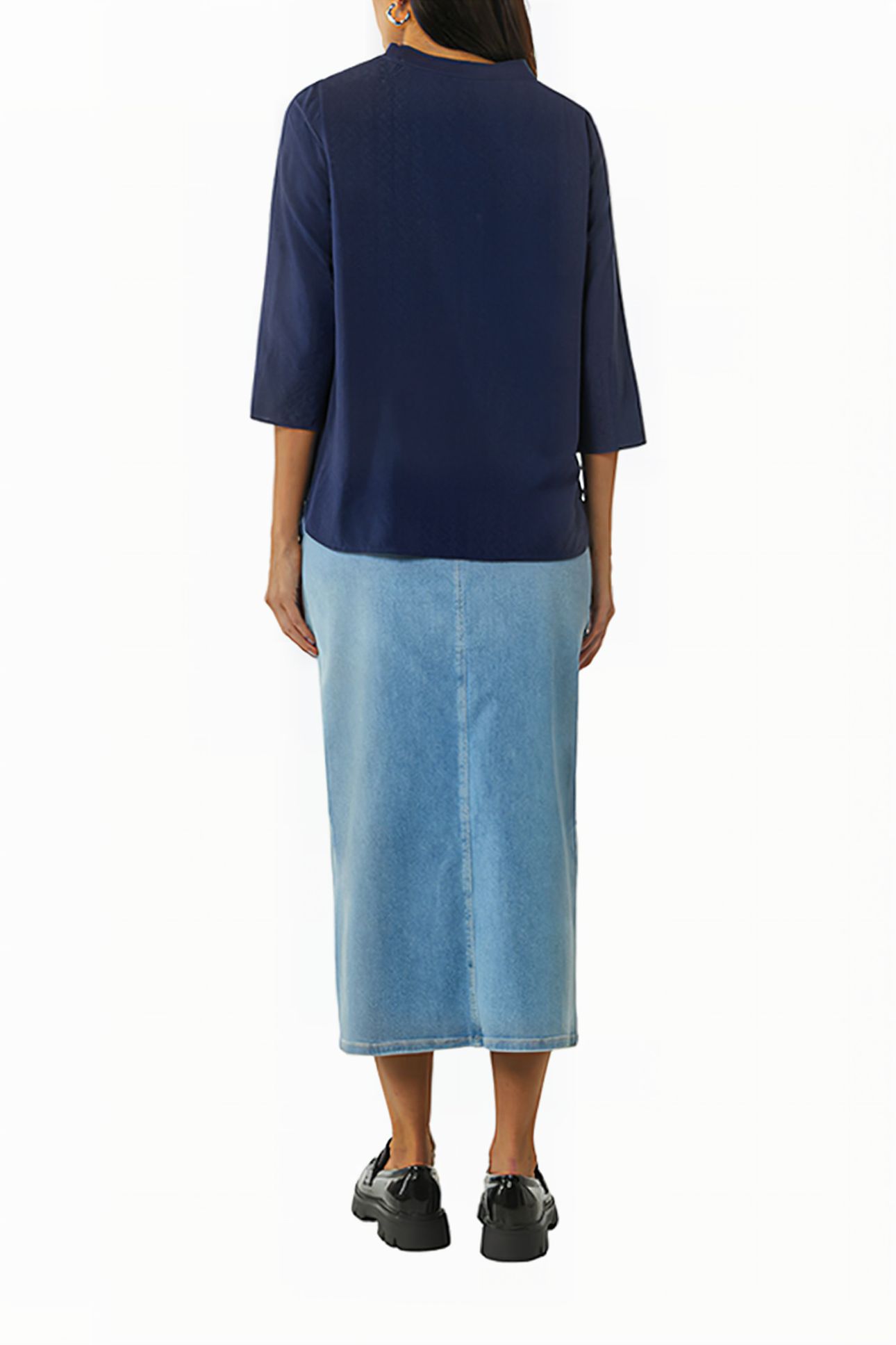 COMMA BLOUSES BLUE-MARINE 2
