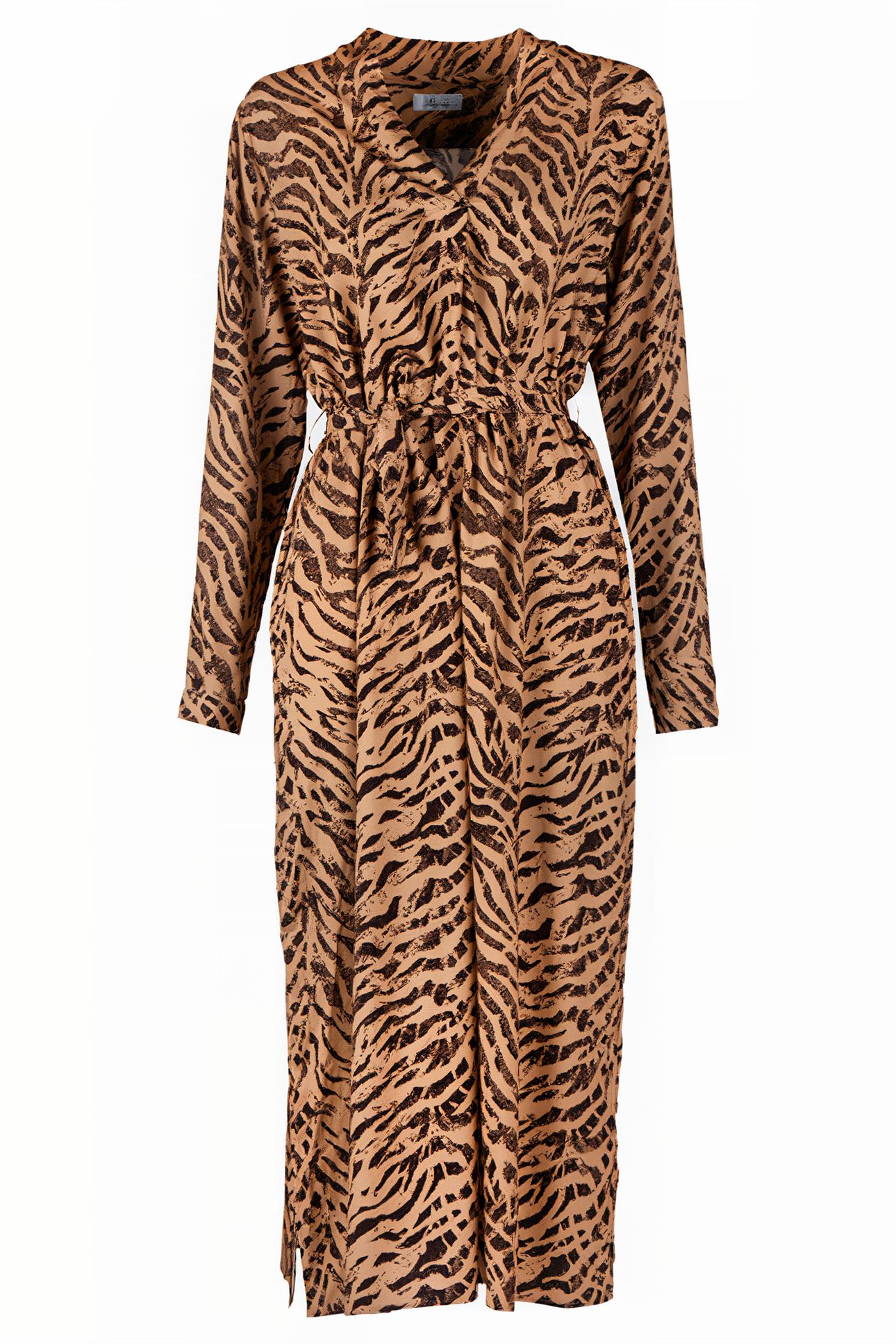 DESIREÉ, DRESS BEIGE PATTERN 1