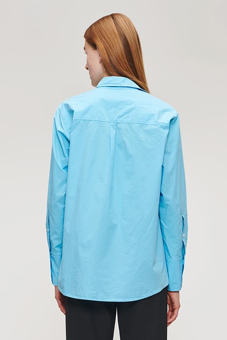 ORG COTTON BOYS SHIRT SKY BLUE 2