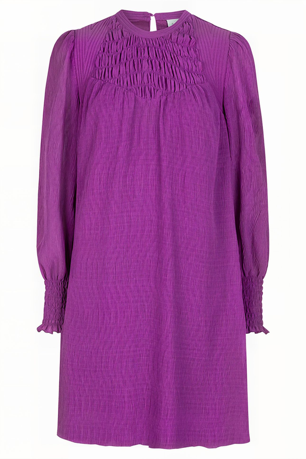 MERCURY SMOCKED MINI DRESS COSMIC VIOLET 3