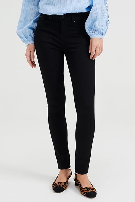 5-POCKET MID WAIST BLACK 1