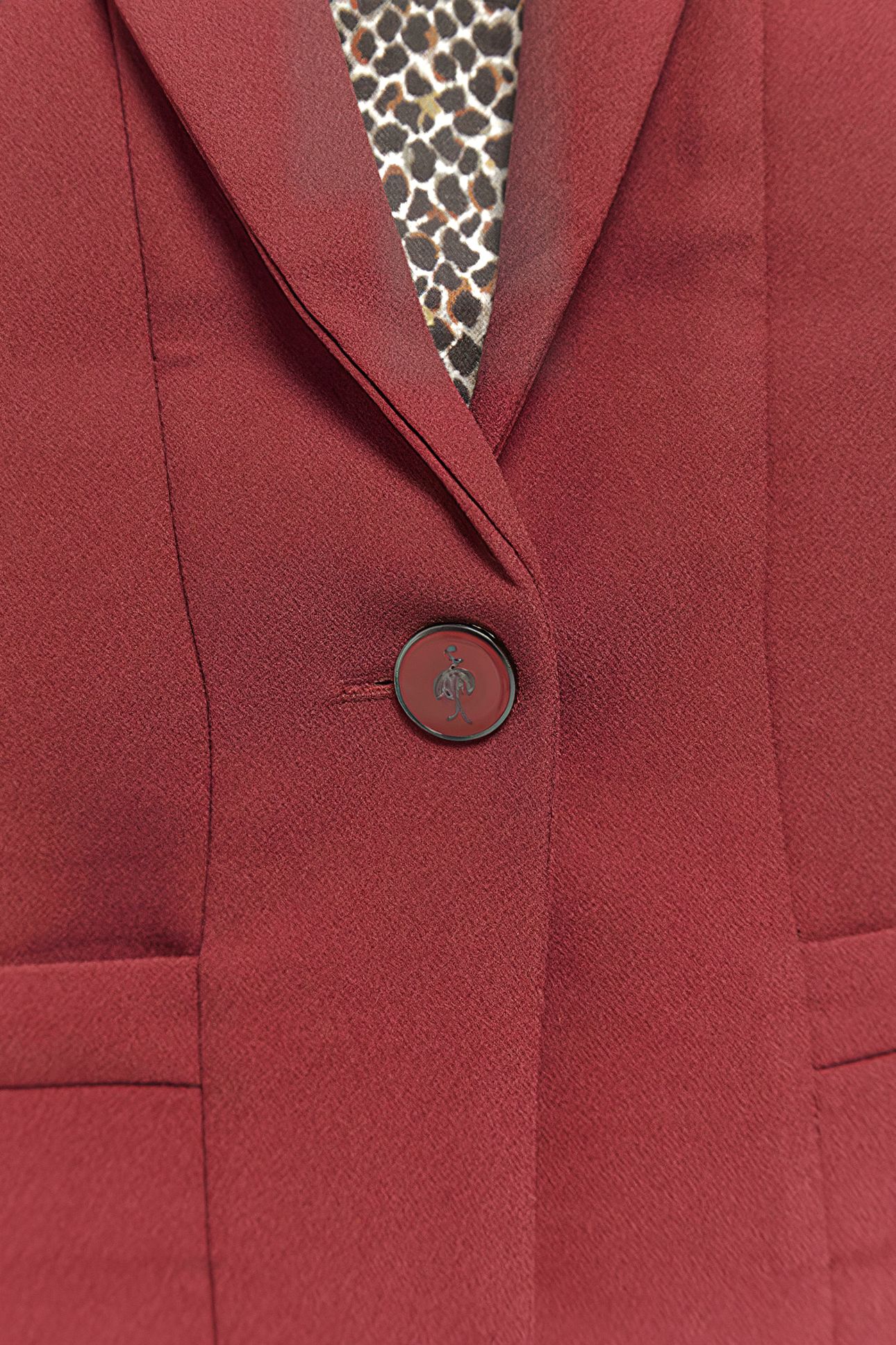 VARA - CHILIPEPPER SUIT JACKET IN RECYCLED POLYESTER 4