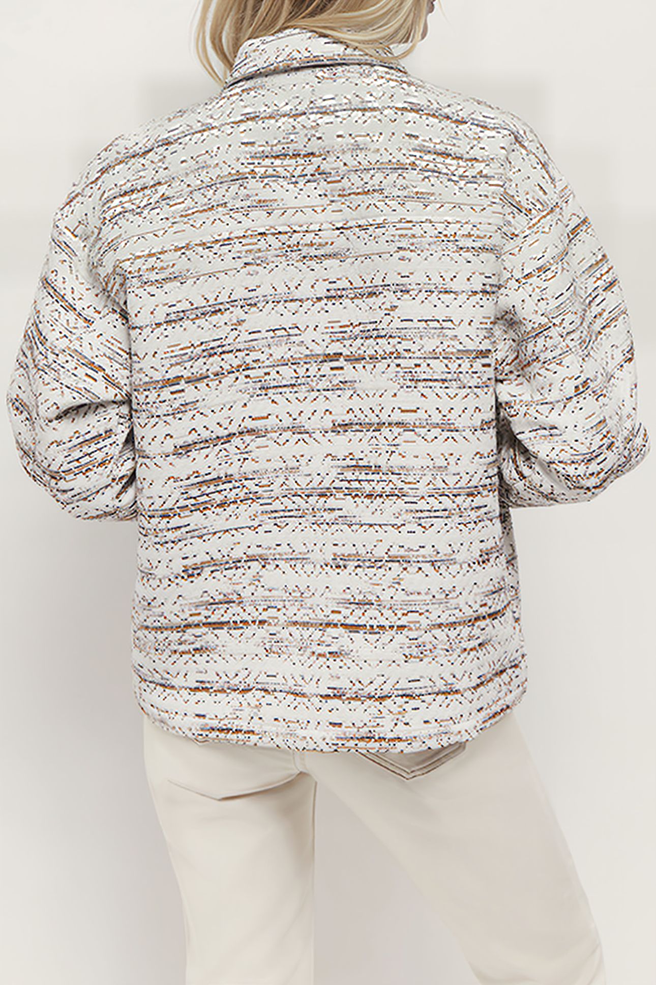 VIVECA - FANCY ECRU BRAIDED MULTICOAT JACKET 2