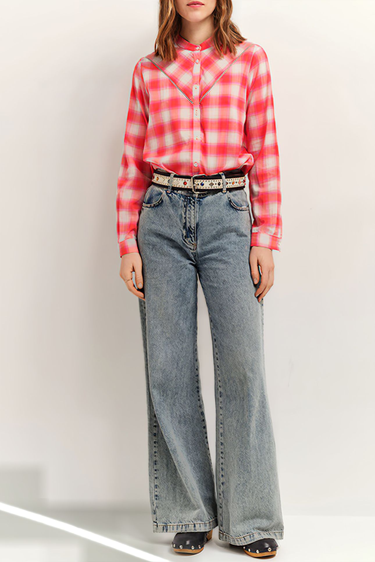 CLIVE - HIBISCUS CHECK SHIRT 3