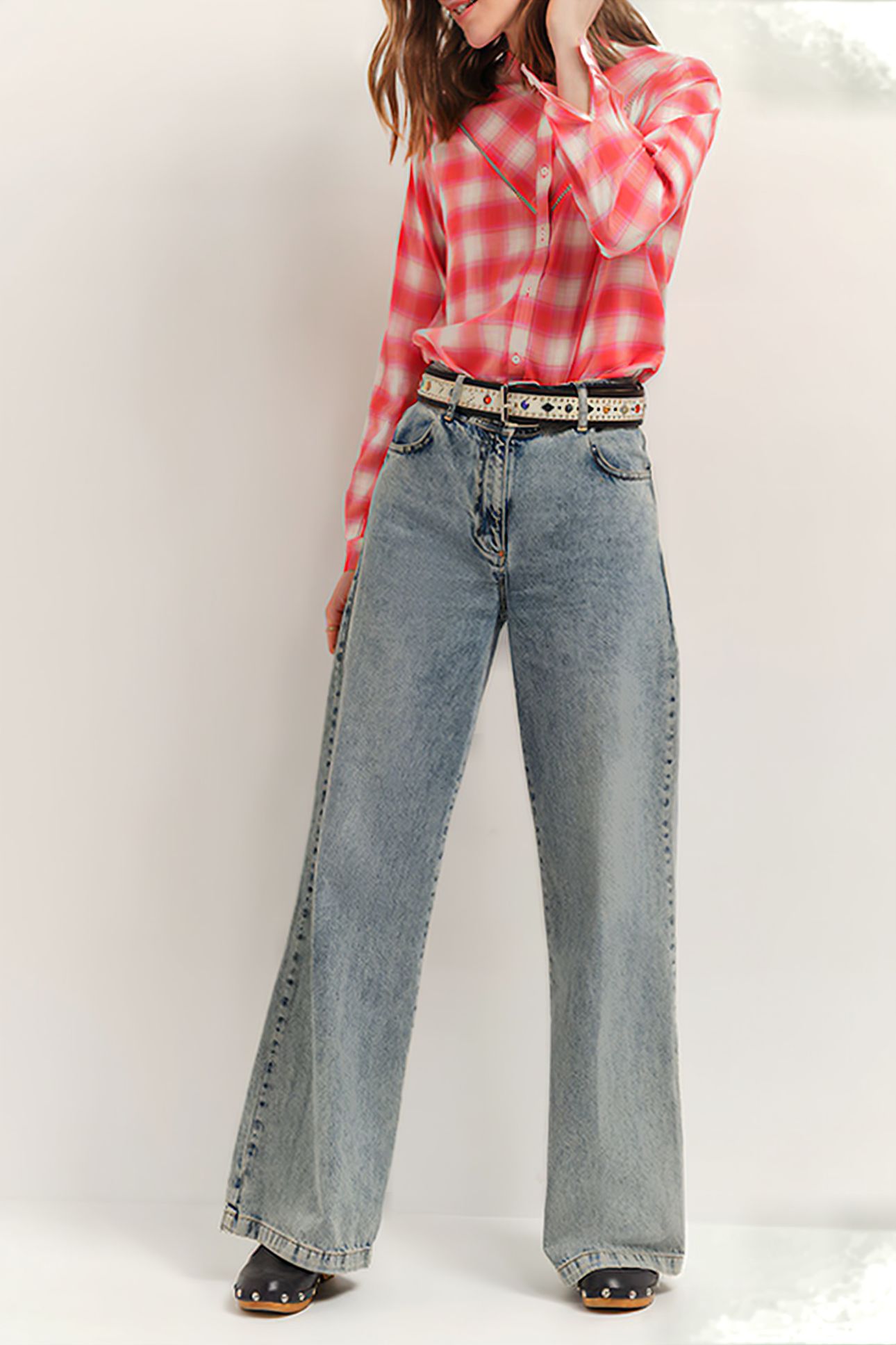 CLIVE - HIBISCUS CHECK SHIRT 4