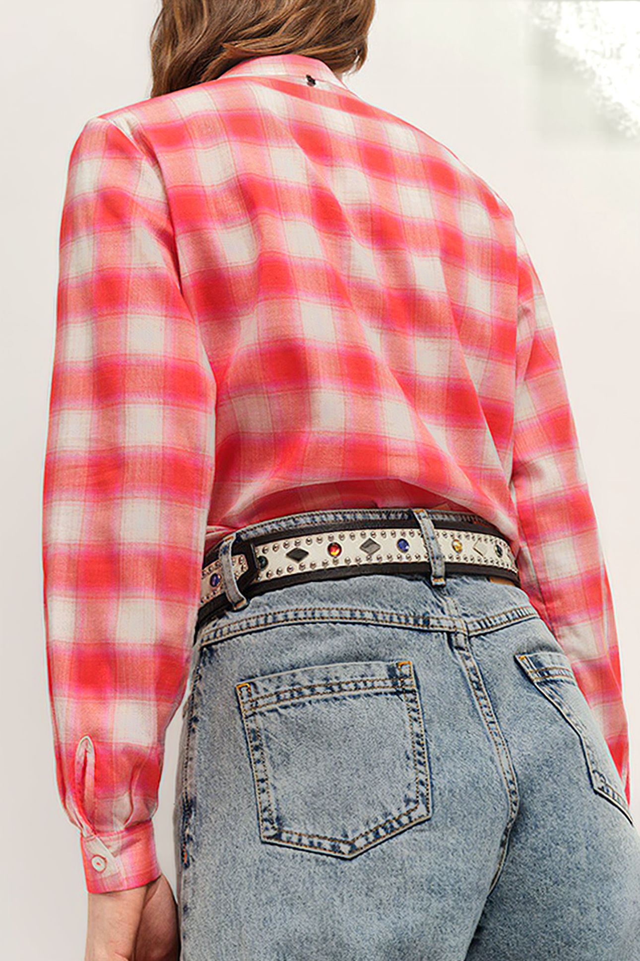 CLIVE - HIBISCUS CHECK SHIRT 2