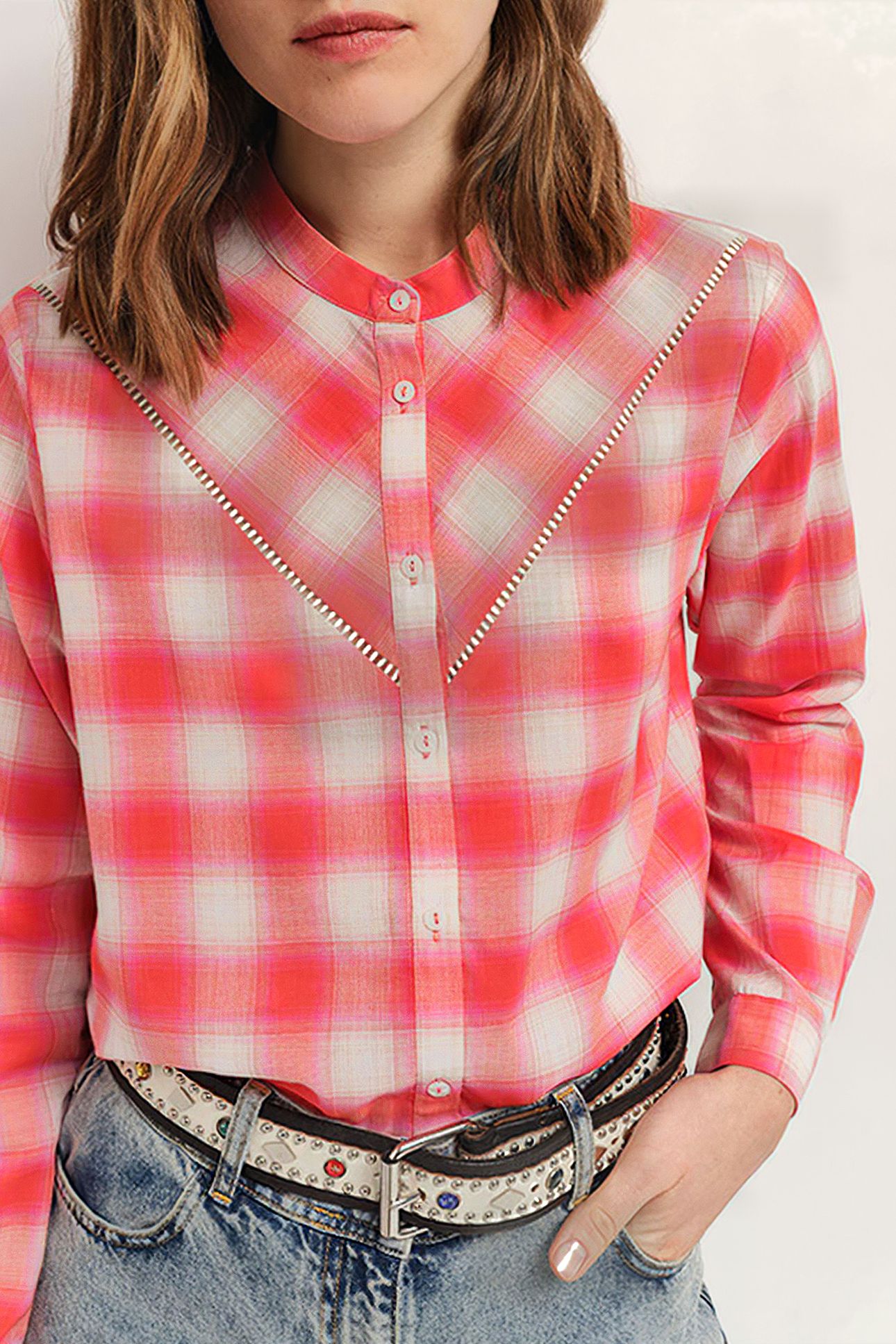 CLIVE - HIBISCUS CHECK SHIRT 5