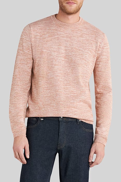 AMBER MOULINÉ KNIT ROUND NECK SWEATER 1