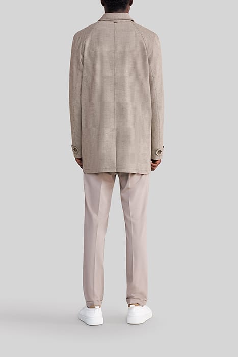 MINK CHECK TRENCH COAT 3