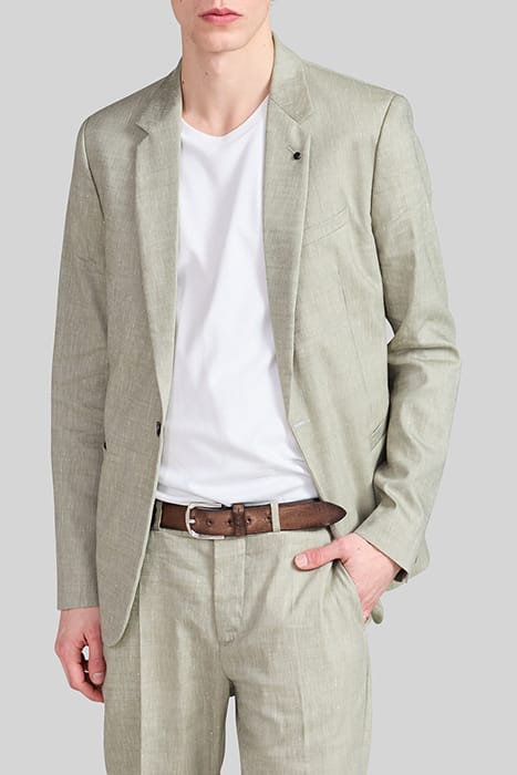 PISTACHIO LINEN BLEND SUIT JACKET 4